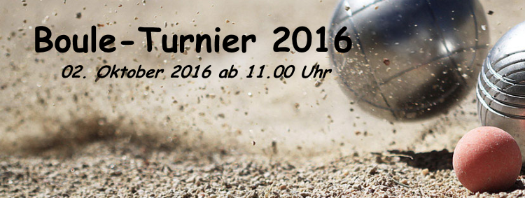 Boule-Turnier 2016 am 02. Oktober